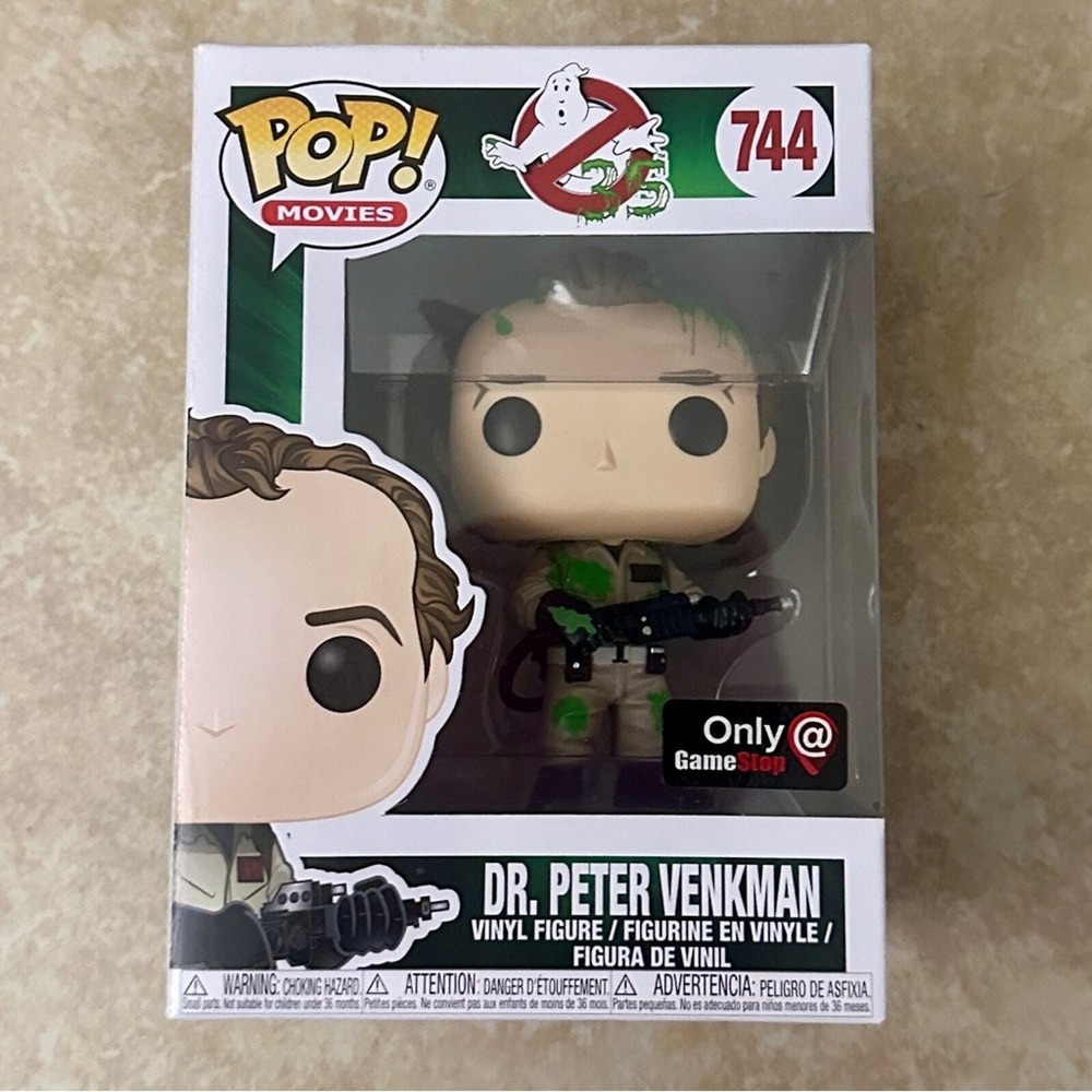 Dr. Peter Venkman Slimed Funko Pop! Movies‎ GameStop Excl Ghostbusters #744 NIB